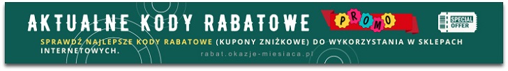 Aktualne kody rabatowe | Sprawdź najlepsze kody rabatowe 2023 (kupony zniżkowe). 